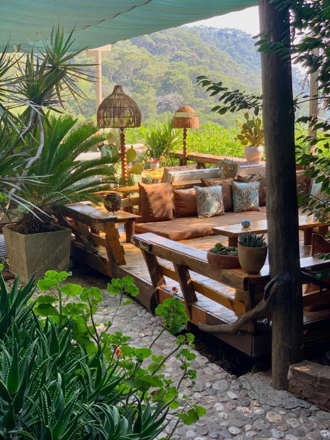 Large Bungalow With Sea View In Kabak Bay, Oeluedeniz Fethiye Exteriör bild