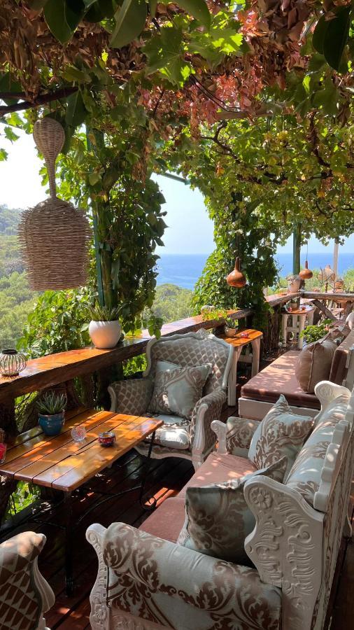 Large Bungalow With Sea View In Kabak Bay, Oeluedeniz Fethiye Exteriör bild